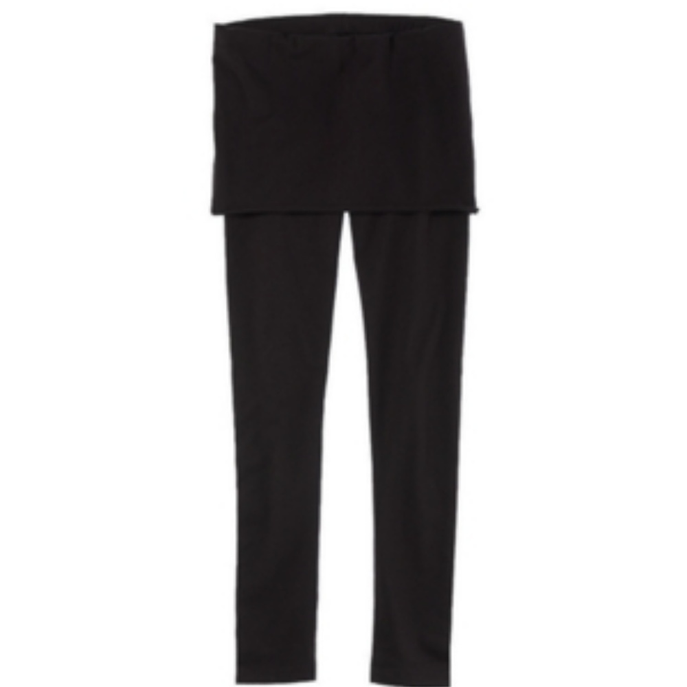 Aerie black skirted leggings